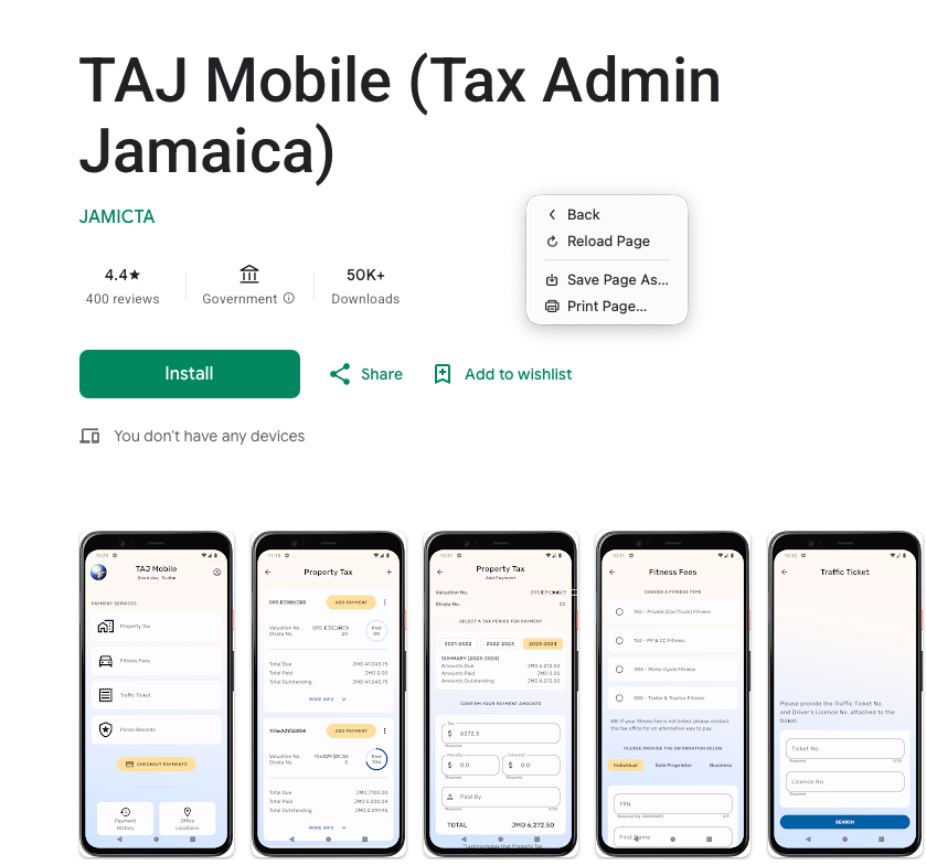 Pay Jamaican Property Taxes Online from Abroad: A Step-by-Step Guide screenshot 2026 06 01 at 2.12.31 pm
